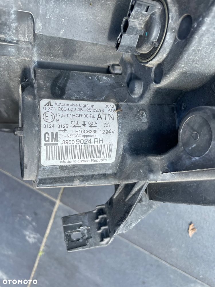 Opel Zafira C PRZÓD KOMPLETNY MASKA BŁOTNIK LAMPA REFLEKTOR PAS BŁOTNIK LEWY PRAWY przedni lampa reflektor LEWA PRAWA BELKA PODSZYBIE chłodnice Z190 - 29