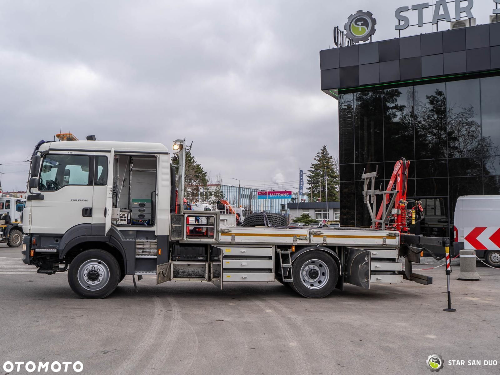 MAN TGM 13.290 4x4 BI FASSI F40B22 Żuraw Wciągarka DOKA - 22