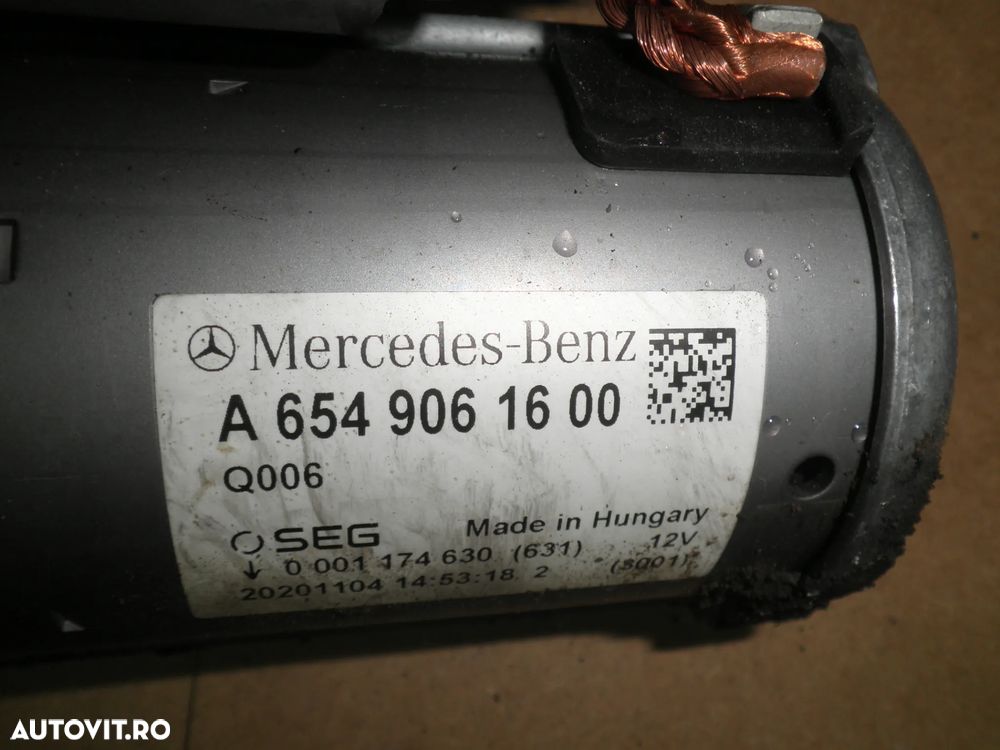 Electromotor Mercedes E Class W213, C Class W205, GLC, 2.0 CDI A6549061600 - 3