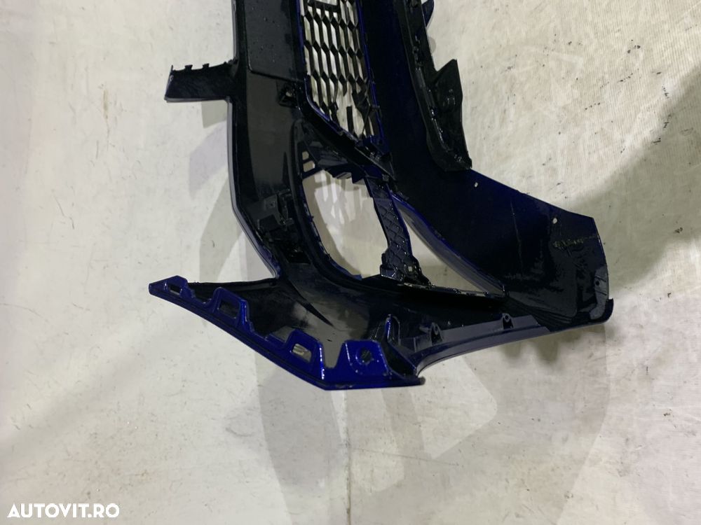 Bara fata Seat Leon 3, facelift, 2016, 2017, 2018, 2019, cod origine OE 5F0807221AB, cu gauri pentru spalatori faruri si senzori de parcare (4). Grila este defecta. - 8