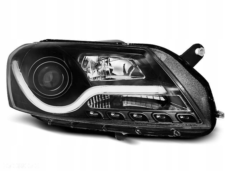 Lampy Reflektory Vw Passat B7 10- Black Tube Light - 1