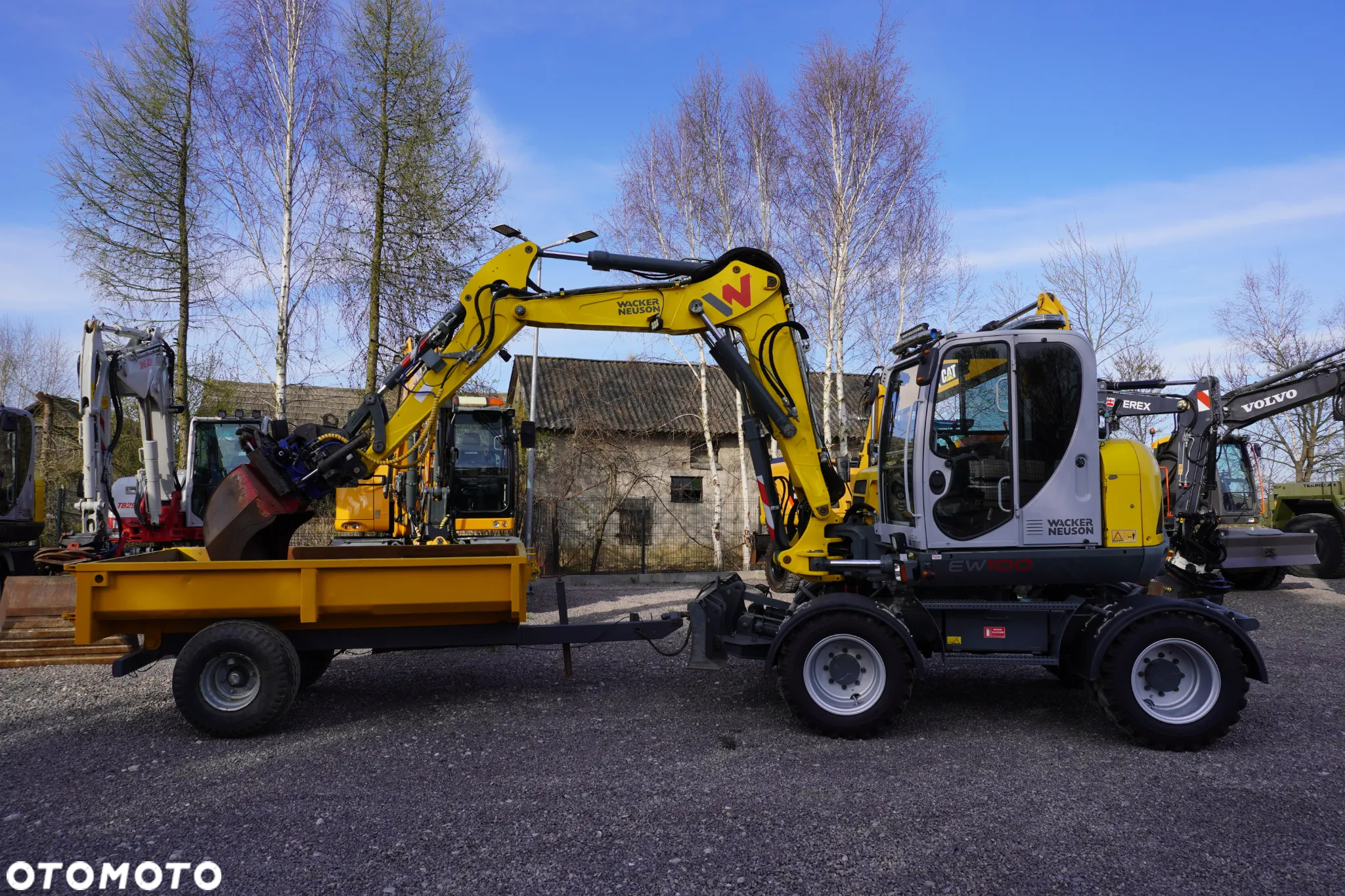 Wacker Neuson EW 100 ROTOTILT + Szczypce  Przyczepa - 4