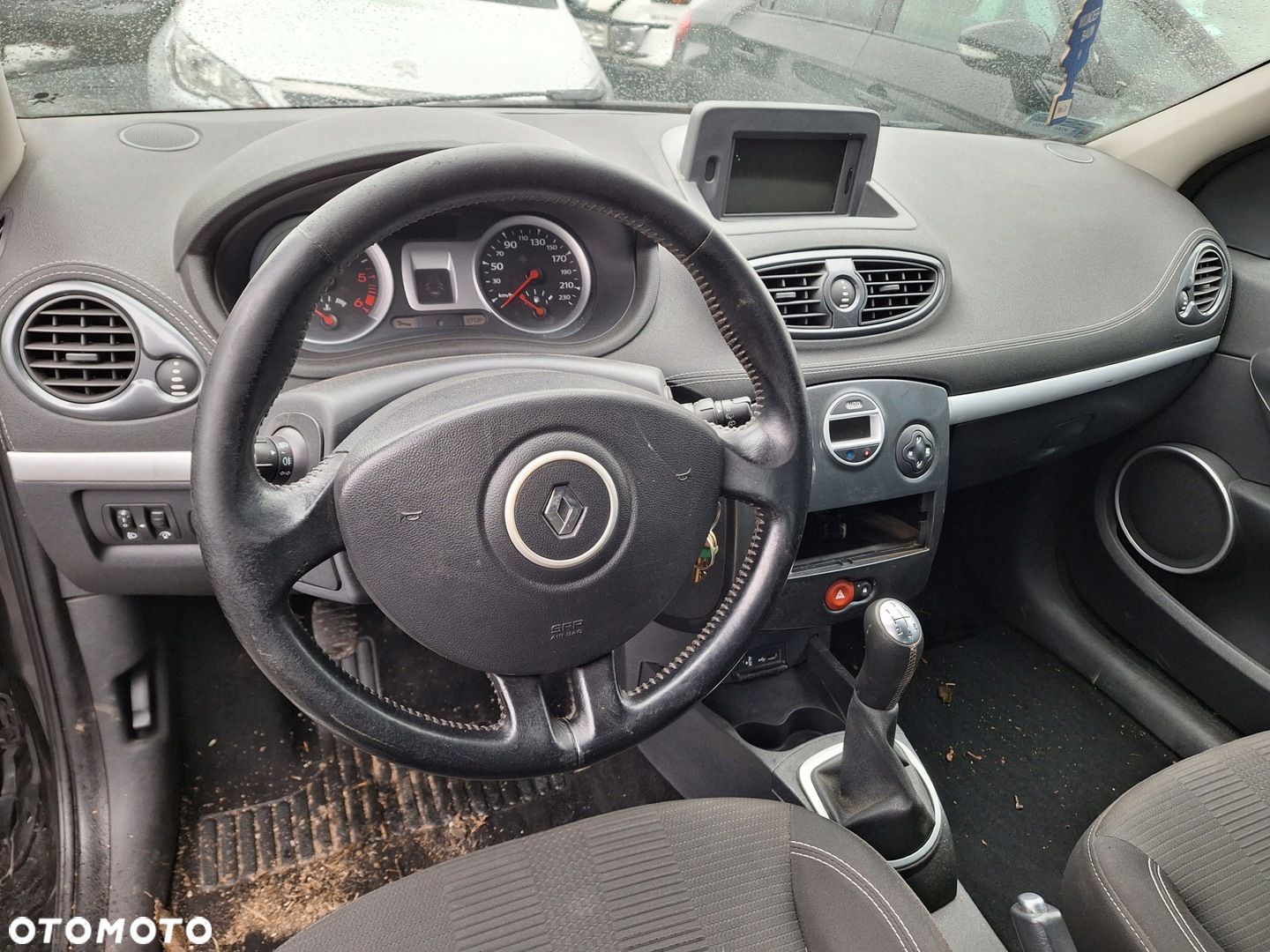 RENAULT CLIO 3 III LIFT PODUSZKI AIRBAG NIĆ DESKA KONSOLA KOKPIT - 1