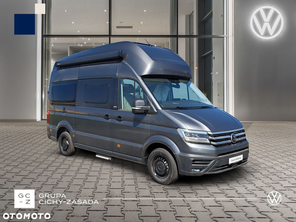 Volkswagen Grand California Grand California 600 DMC 3500kg silnik: 2,0 l TDI EURO VI-e SCR / 163KM/skrzynia biegów: Przedni napęd automatyczna 8-biegowa rozstaw osi: 3640 mm - 7