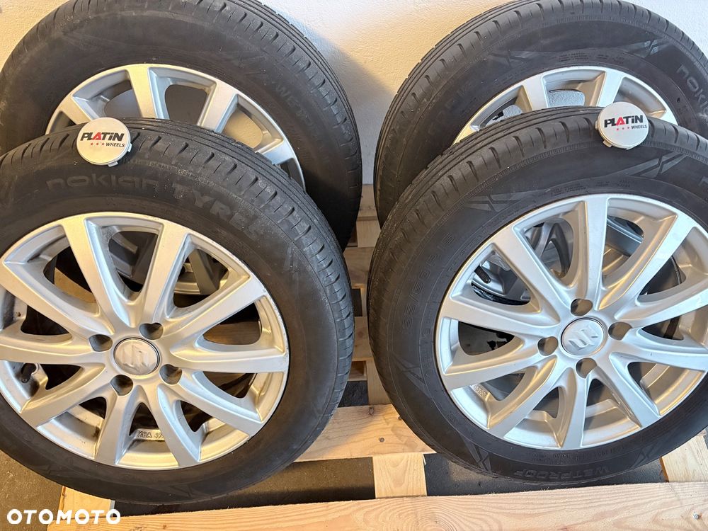 Komplet kół z felgami aluminiowymi i oponami letnimi R15 - stan BARDZO DOBRY !!! - 9