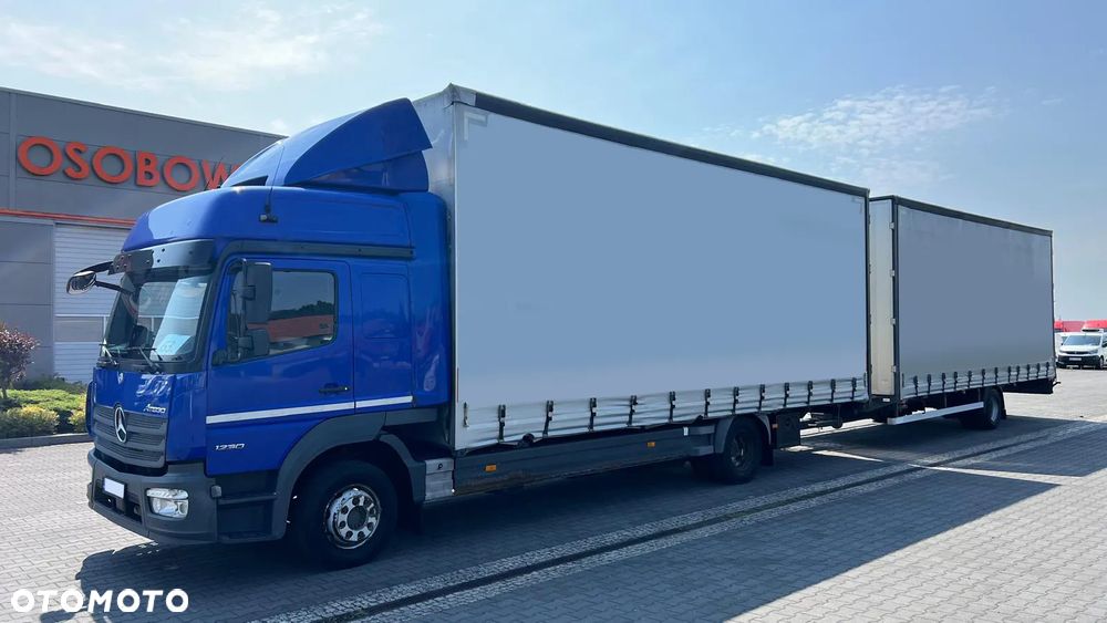Mercedes-Benz ATEGO 1230 BIG SPACE FIRANKA PLANDEKA ZESTAW PRZESTRZENNY PRZEJAZDOWY - 1
