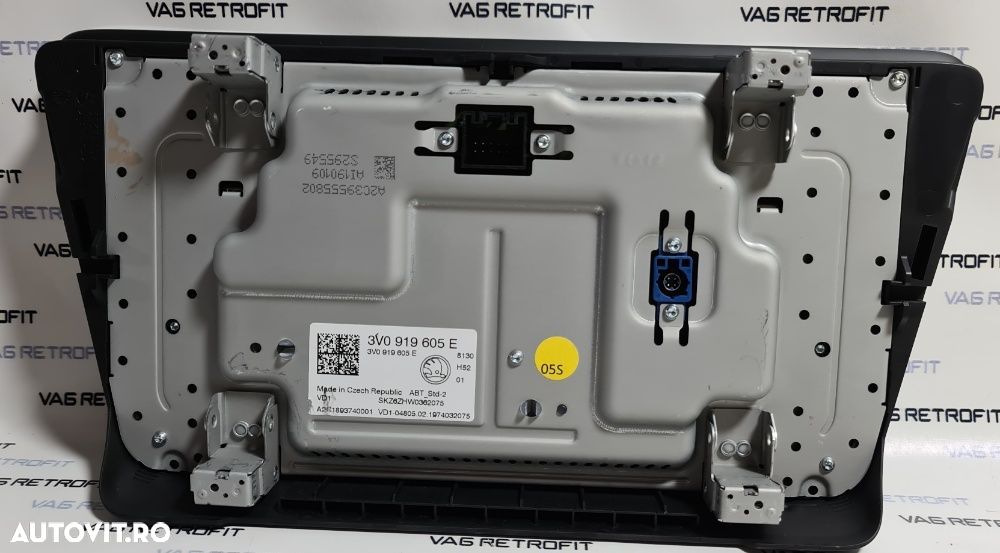 Display Navigatie Skoda Superb 3 III Ecran Navigatie Superb 3 Facelift - 3