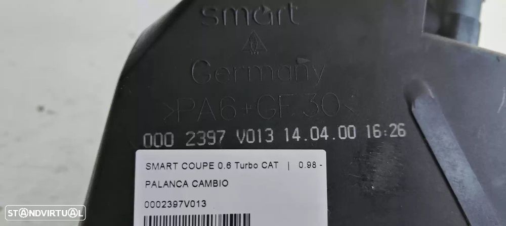 ALAVANCA VELOCIDADES SMART CITY-COUPE 1998 -0002397V013 - 4