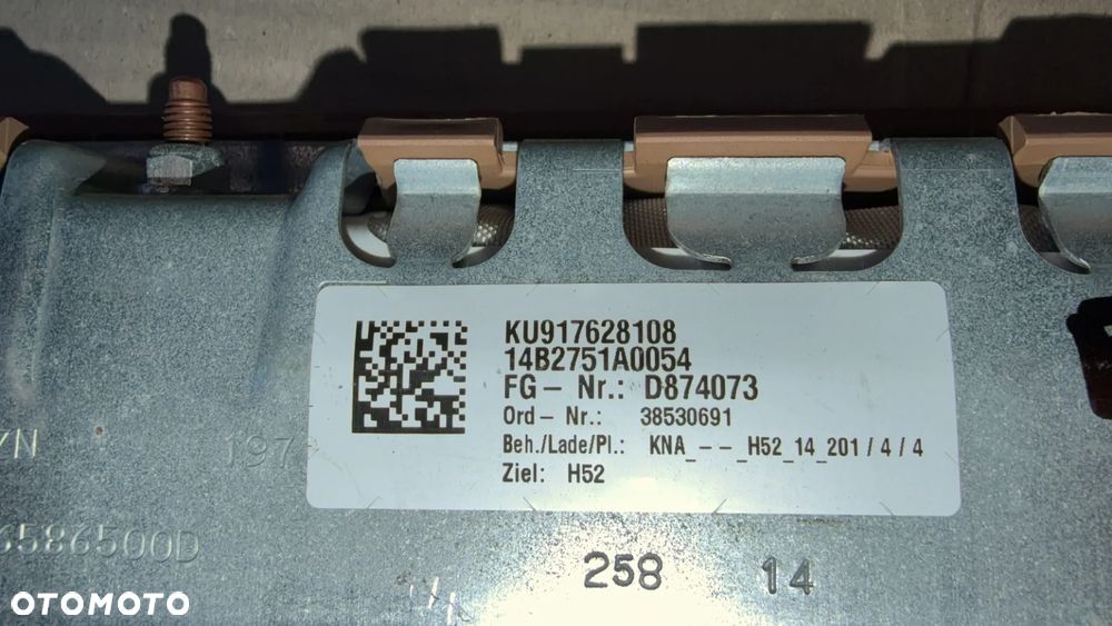 PODUSZKA KOLANOWA LEWA KIEROWCY AIRBAG BMW F01 F02 F04 9176281 - 3