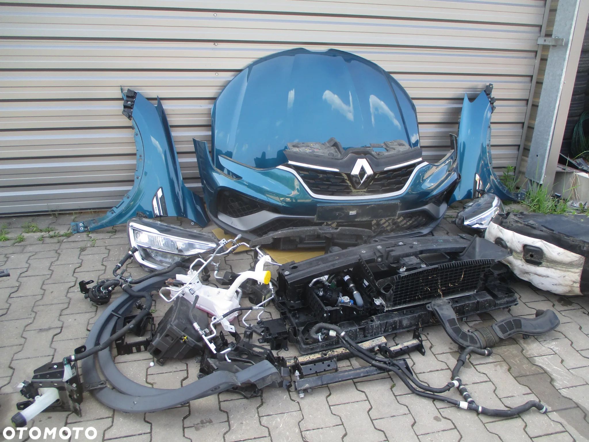 RENAULT ARKANA R.S. LINE 1.6 HYBRID- MASKA ZDERZAK KOMPLETNY PRZÓD Bleu Zanzibar Pearl RRF TERRF - 1