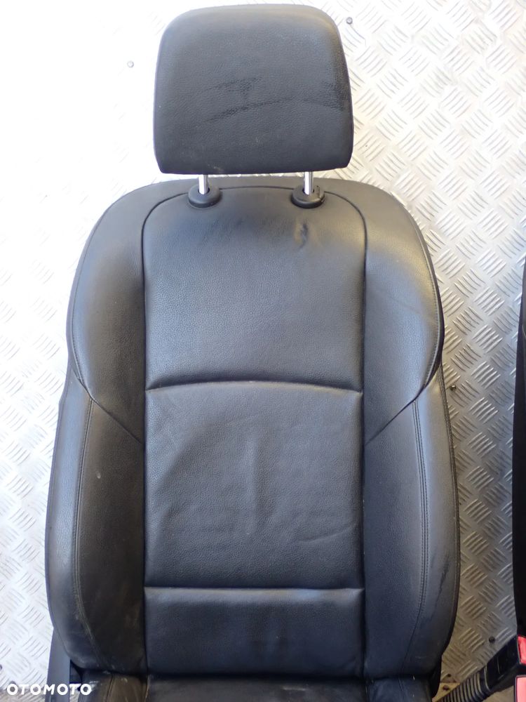 BMW F10  FOTEL PRZEDNI PRAWY / LEWY ORAZ KANAPA TYLNIA SKÓRA KOMPLET - 9