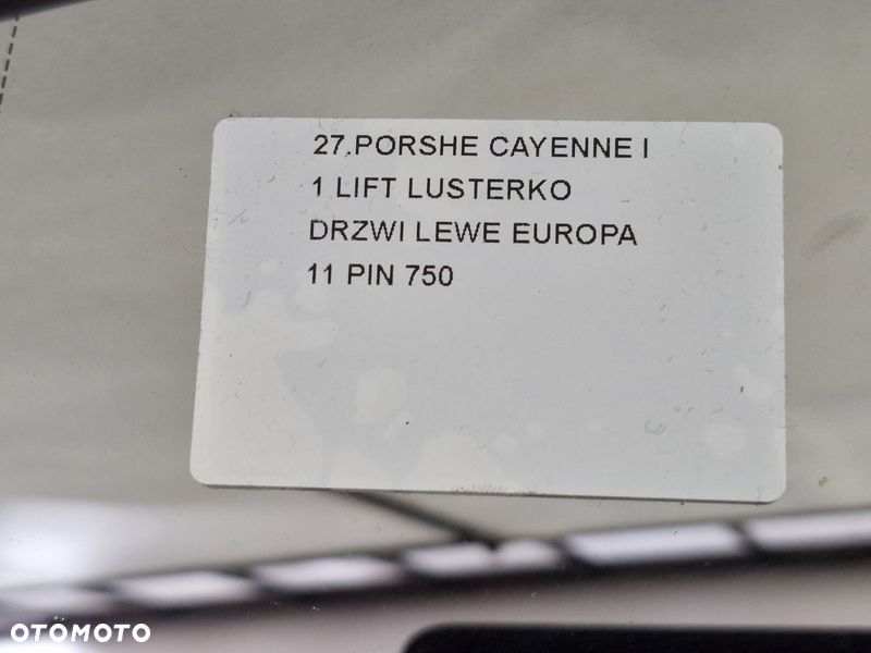 porsche cayenne 1 i lift lusterko drzwi lewe 11 pin eu - 10