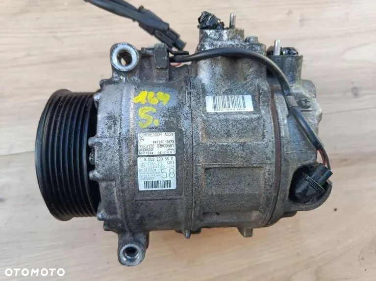 MERCEDES X164 GL W164 ML W251 3.0 V6 CDI DIESEL SPRĘŻARKA KLIMATYZACJI A0022305811