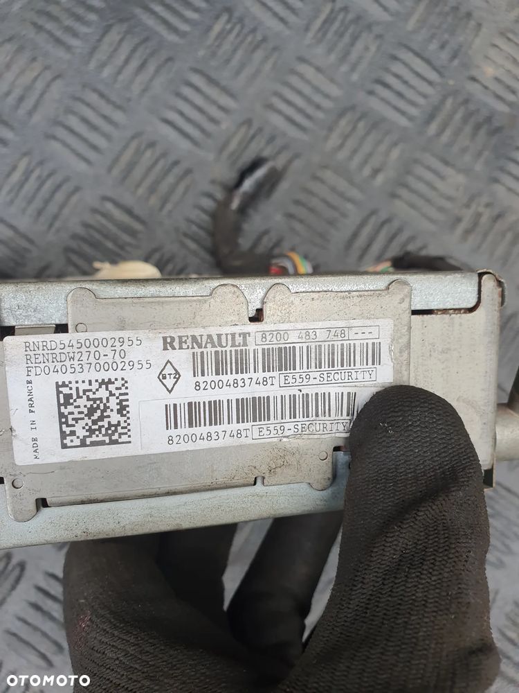 Renault Laguna II 2006 LIFT Stacja multimedialna 8200483748 RADIO SAMOCHODOWE - 3