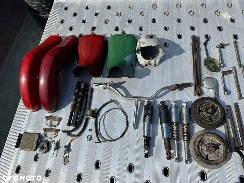 Części Romet Ogar 200 205 Motorynka Błotnik Bagażnik Schowek Tłumnik - 10