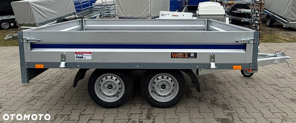 Wiola Przyczepa samochodowa WIOLA HOCHLADER 2 OSIE 256x156 cm , DMC: 750 kg - 5