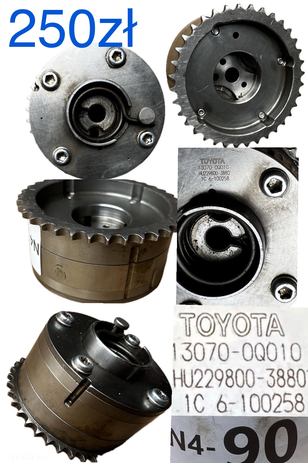 Koto zębate wału Wałka rozrządu pasowe wału Toyota Aygo Citroen C1 Il Peugeot 108 19-21r 1.0VVT-i Audi Skoda Seat VW 1.2 1.4 1.6 1.9 2.0 TDI 99-12r Kia Hyundai 1.0T-GDI 2017r-> Peugeot Citroen 1.0 1.1 1.2 VTI THP BMW E81 E87 Audi A6 A8 Volkswagen Phaeton Touareg 4.2 V8 02-20r Mercedes W169 W176 W156 W117 Toyota Rav4 IV Avensis T27 2.0 D4D 1ADVTV 08-19r BMW MINI CITROEN PEUGEOT 1.4 1.6 B 11-18r Citroen C1 TOYOTA AYGO Peugeot 107 05-14r Mitsubishi Space Star 2018r 1.0 Suzuki Swift VI 2017r-> 1.2B - 3