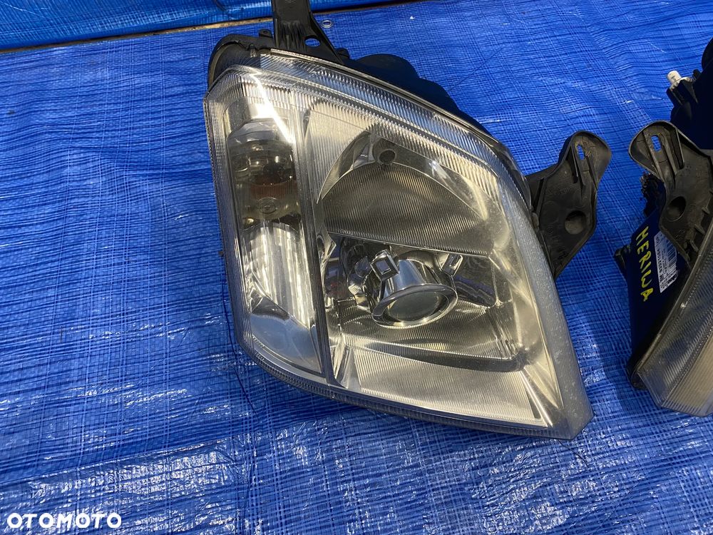 LAMPY LAMPA LEWA PRAWA LEWY PRAWY PRZÓD PRZEDNIA XENON KSEON OPEL MERIVA A LIFT 93321054 93321055 EUROPA ORYGINAŁ - 7