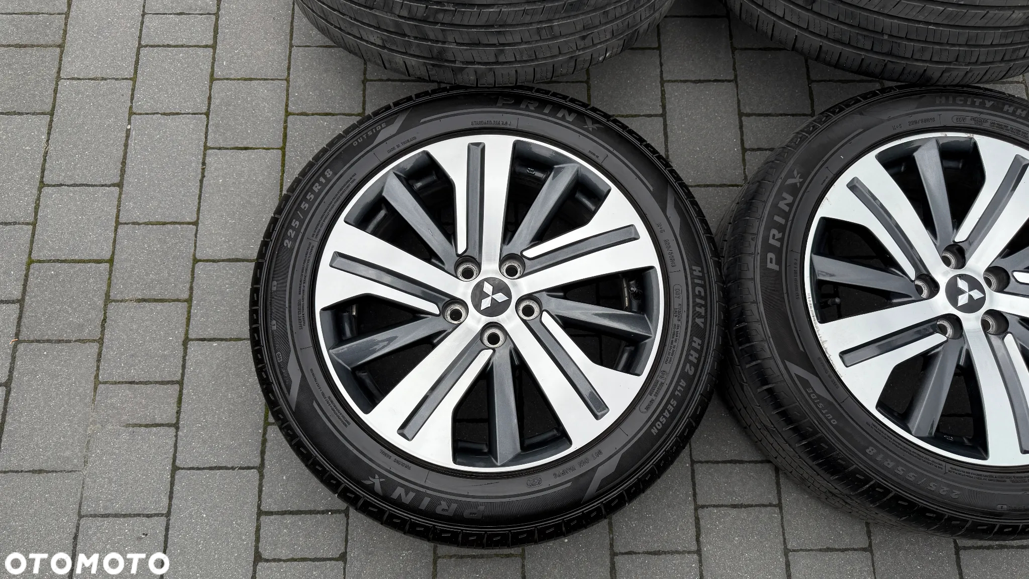 Koła aluminiowe r18 5x114.3 225/55 7Jx18H2 ET38 Alufelgi Mitsubishi Nissan Kia Hyundai Mazda Outlander ASX Sportage Tucson - 6