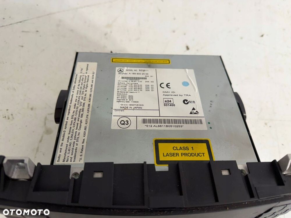 radio wyświetlacz mercedes w169 eu - 7