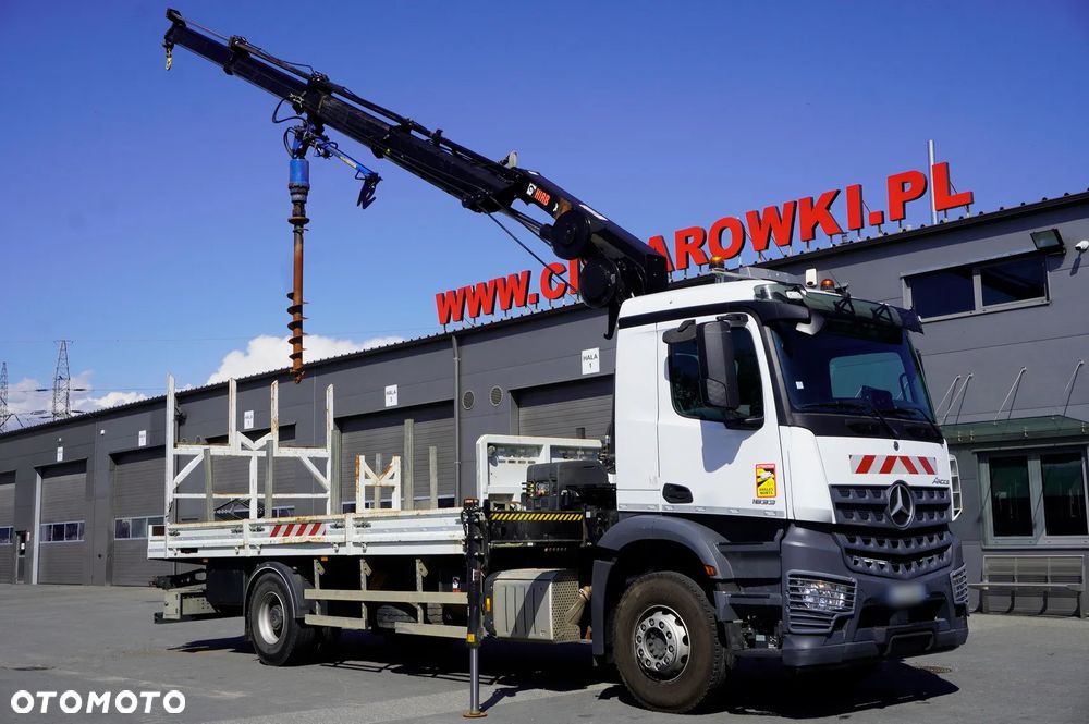 Mercedes-Benz Arocs 1833 4×2 / 50 tys. km! / HDS HIAB X-HIPRO 192 ES-3 / Pilot / Wiertło / 3 szt._260553 - 5