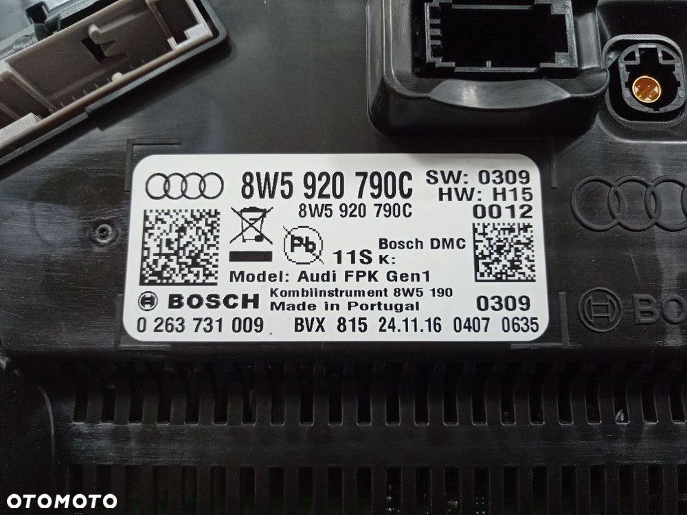 AUDI A4 B9 8W LICZNIK ZEGARY VIRTUAL 8W5920790C - 6