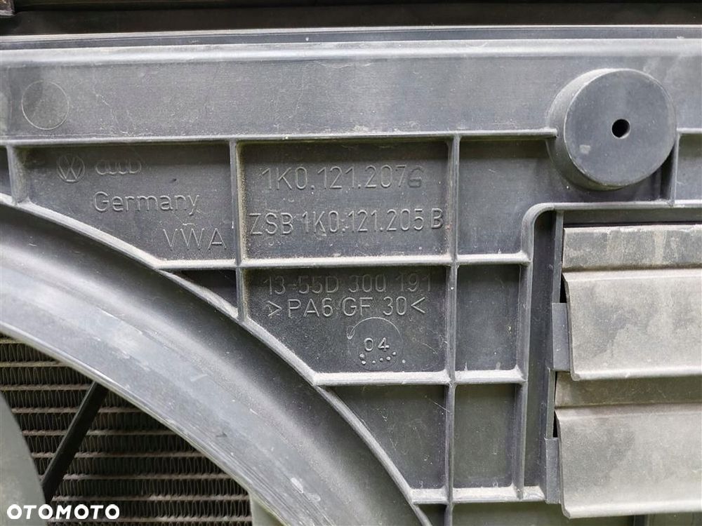 Pas przedni z chłodnicami kompletny Seat Altea 2004-2015 2,0 TDI 1K0121251N - 8