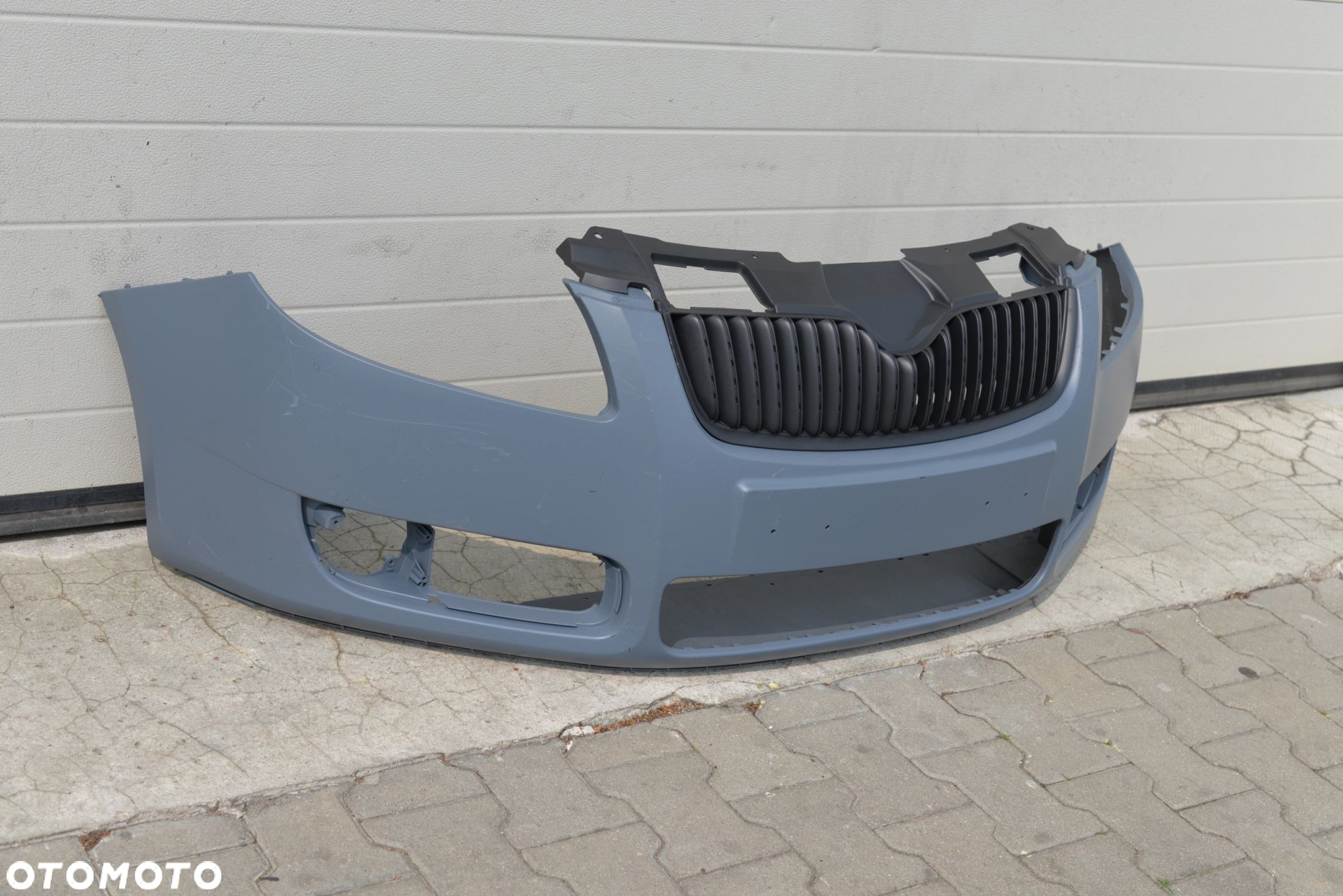 SKODA FABIA 2 II ROOMSTER PRAKTIK 2007-2010 ZDERZAK PRZEDNI PRZÓD 5J0807221 - 2
