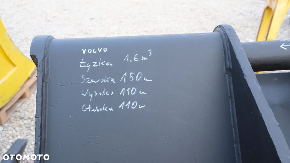 łyżka do koparki 1.6m3 mocowanie  miller volvo Jcb Cat inne - 10
