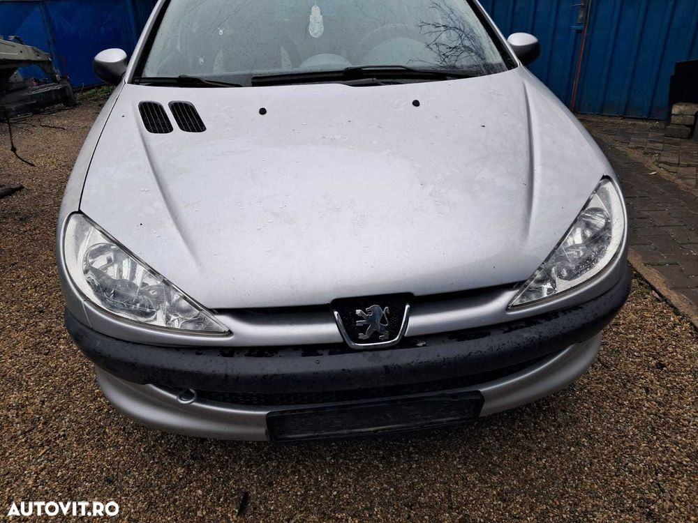 Peugeot 206, bara fata completa, capota motor, faruri complete - 1