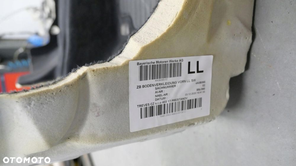 bmw f40 f44 wykładzina podłogi dywan przód przedni 4a0b065 - 2
