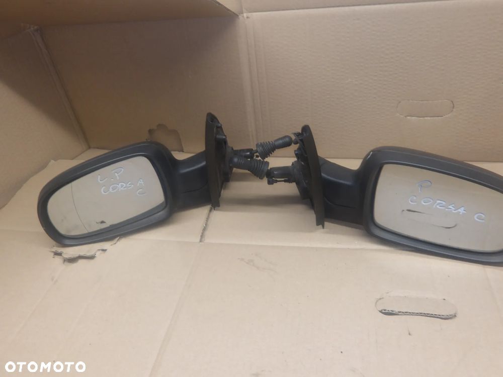 OPEL CORSA C LIFT 03-06 1.0B LUSTERKO ZEWNĘTNRZNE PRAWE LEWE MANUALNE - 12