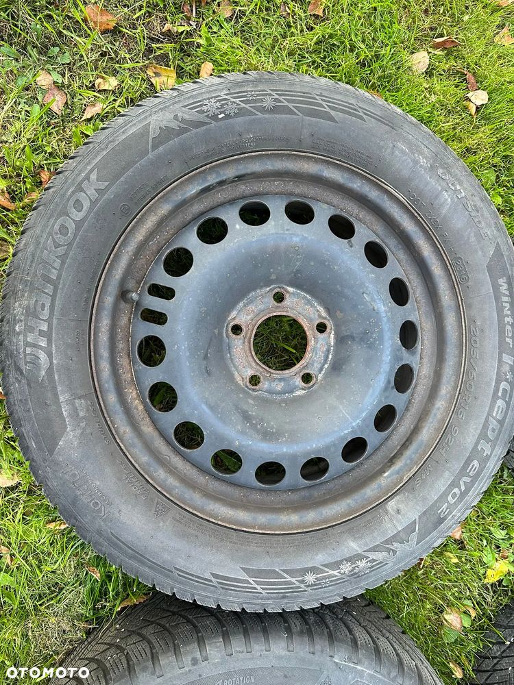KOŁA ZIMOWE FELGI STALOWE 2160143 OPONY ZIMA OPEL ASTRA J ZAFIRA 16 CALI 205/60/16 - 2