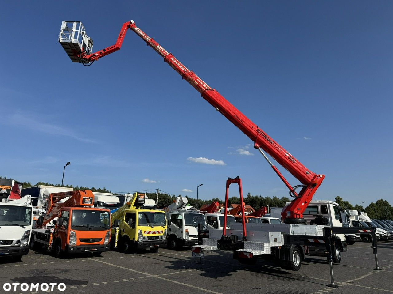 MAN TGL 7.150 Zwyżka Ruthmann T330 33-Metry DMC 7500KG 21m w Bok - 9