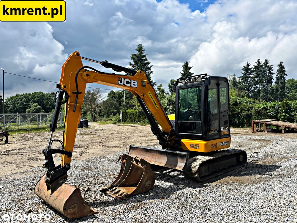 JCB 48Z-1 MINI-KOPARKA 2017R. | JCB 8040, 8050, 51, 55, KUBOTA KV VOLVO ECR 48, KOMATSU PC50, CAT 305 - 12