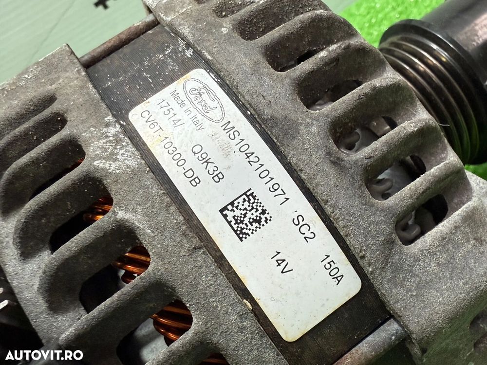 ALTERNATOR FORD FOCUS MK3 1.0 BENZINA 2014 COD OEM CV6T-10300-DB CV6T10300DB 2010-2018 - 6