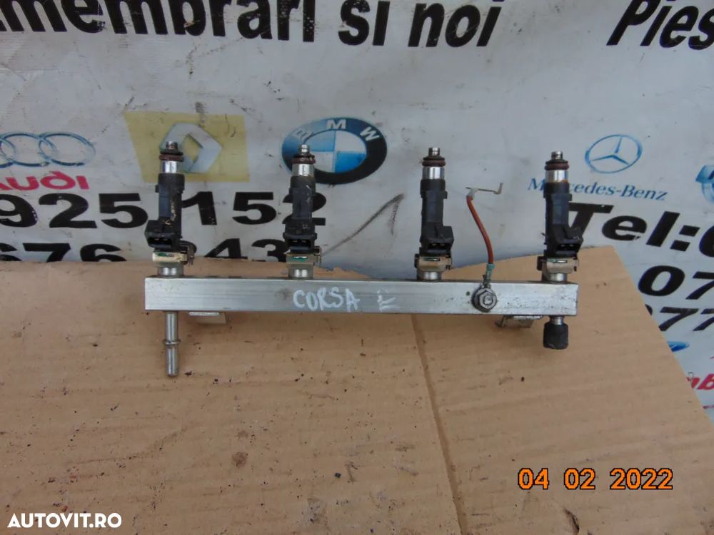 Rampa injectoare Opel Corsa E motor 1.2 euro 5 dezmembrez Corsa E astra j corsa d meriva b - 4