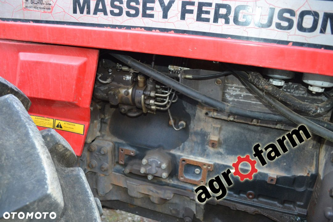 Massey ferguson części używane 6160 6170 6180 6190 silnik skrzynia synchronizator zwolnica zębatka - 5