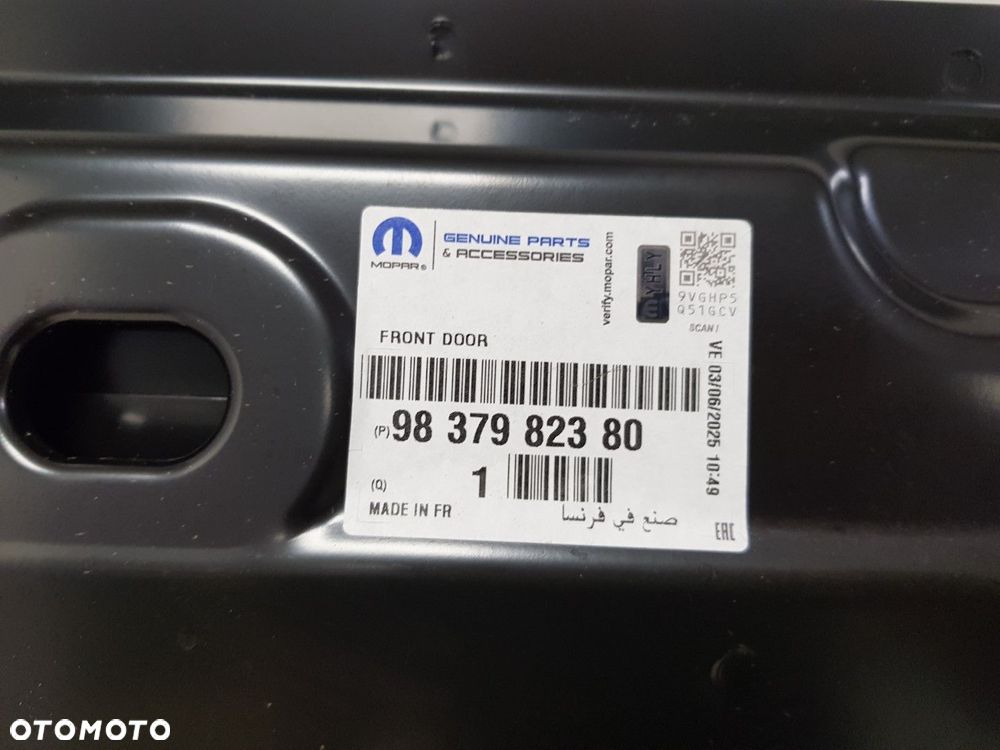 FABRYCZNIE NOWE ORYGINALNE DRZWI LEWE PRZEDNIE LEWA PRZÓD PEUGEOT 308 III 3 T10 21-25 9837982380 - 6