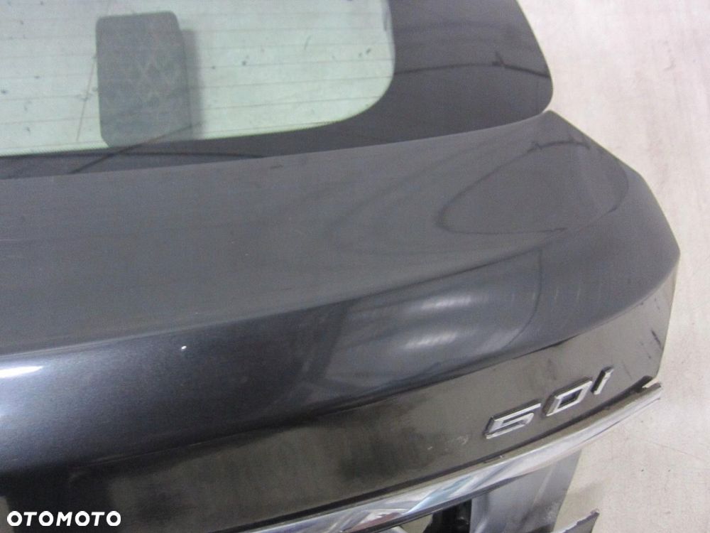 BMW 5 F07 GT KLAPA BAGAŻNIKA TYLNA TYŁ SZARA SZYBA BURTA A90 SOPHISTO GRAU - 8