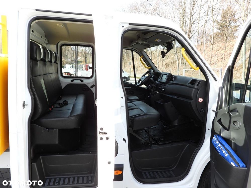 Renault MASTER WYWROTKA PODWÓJNA KABINA DOKA 7 MIEJSC TEMPOMAT NAWIGACJA LEDY KLIMATYZACJA  145KM - 39