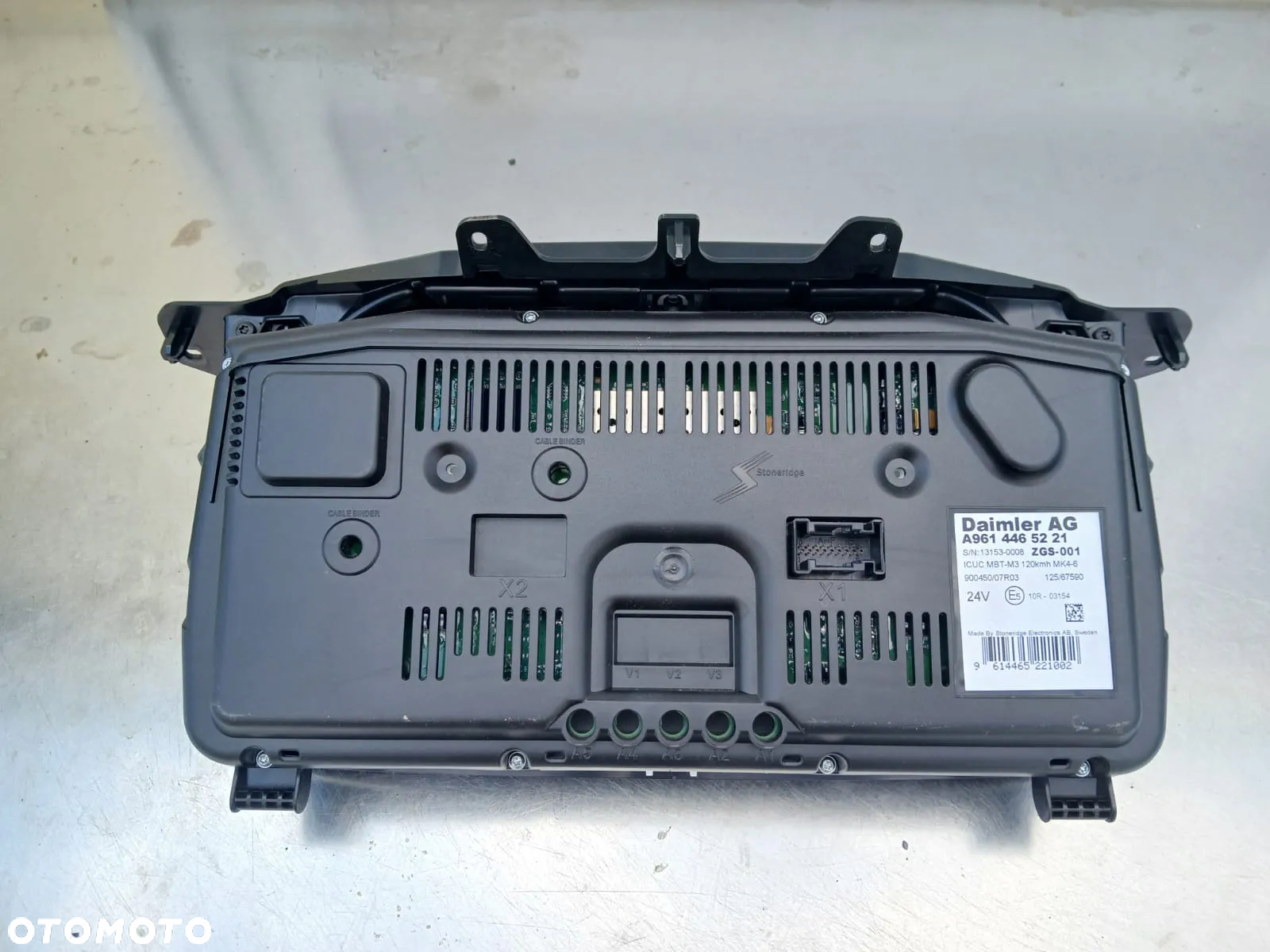 LICZNIK ZEGAR PRĘDKOŚCIOMIERZ MERCEDES ACTROS MP4 A961 446 52 21 A961446522 - 2
