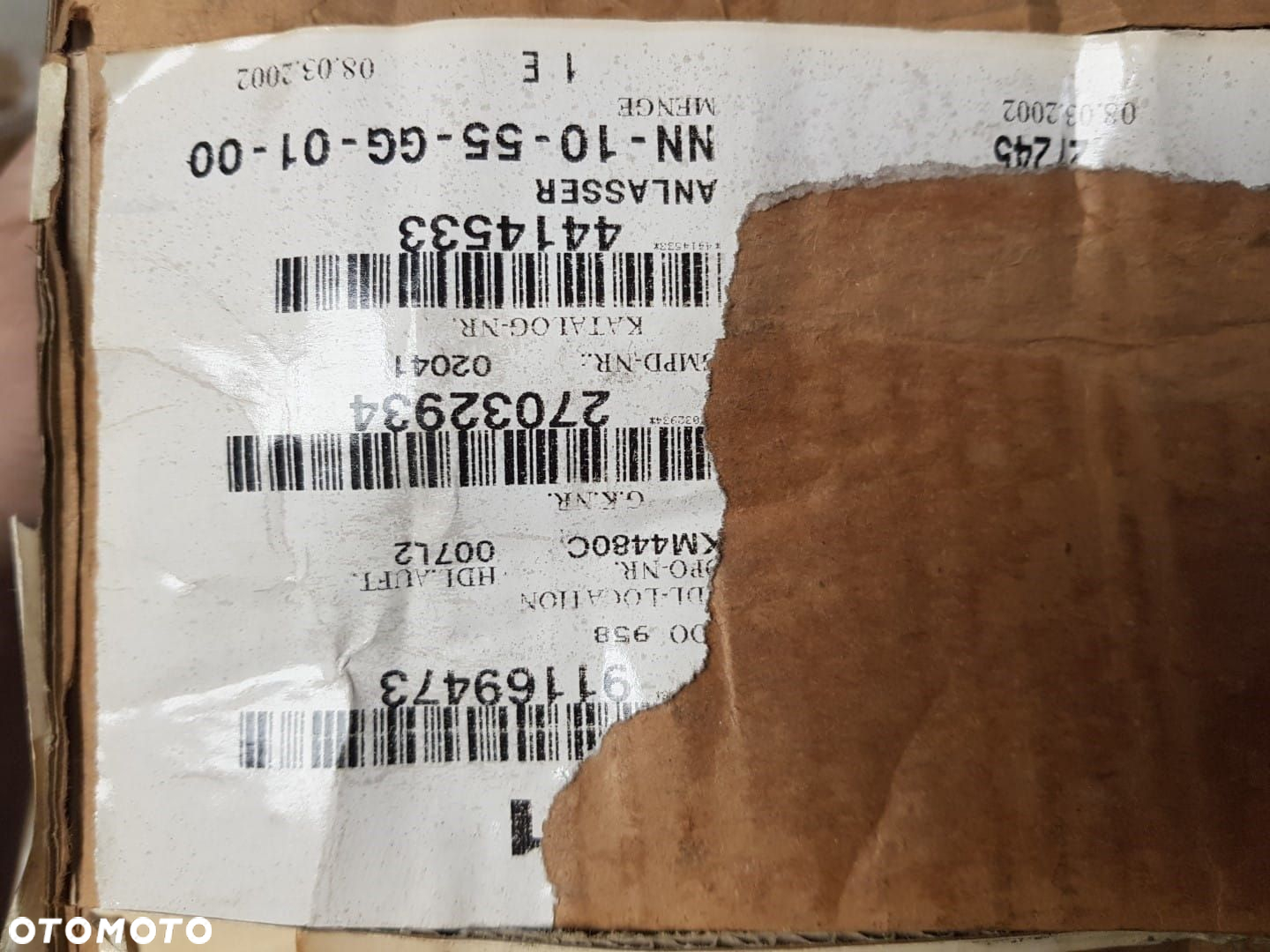 FABRYCZNIE NOWY ORYGINALNY ROZRUSZNIK OPEL VIVARO A RENAULT TRAFIC B 91169473 01-14 - 8