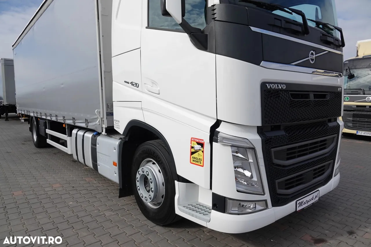 Volvo FH 420 / 4x2 / SOLÓWKA / PERDEA 9,10 M / AER CONDIȚIONAT PARCARE / LIFT DHOLLANDIA 2000KG / CONTRACTUL DE SERVICE POSTĂ - 5