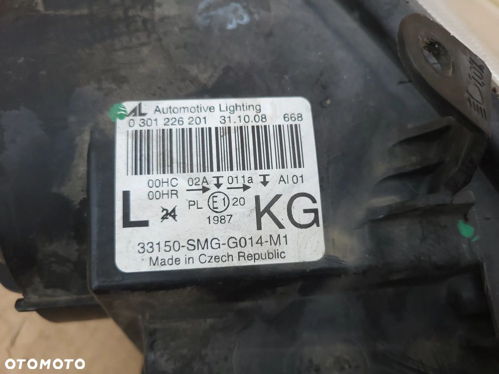 LAMPA LEWY PRZOD HONDA CIVIC VIII UFO 33150-SMG-G014-M1 - 9
