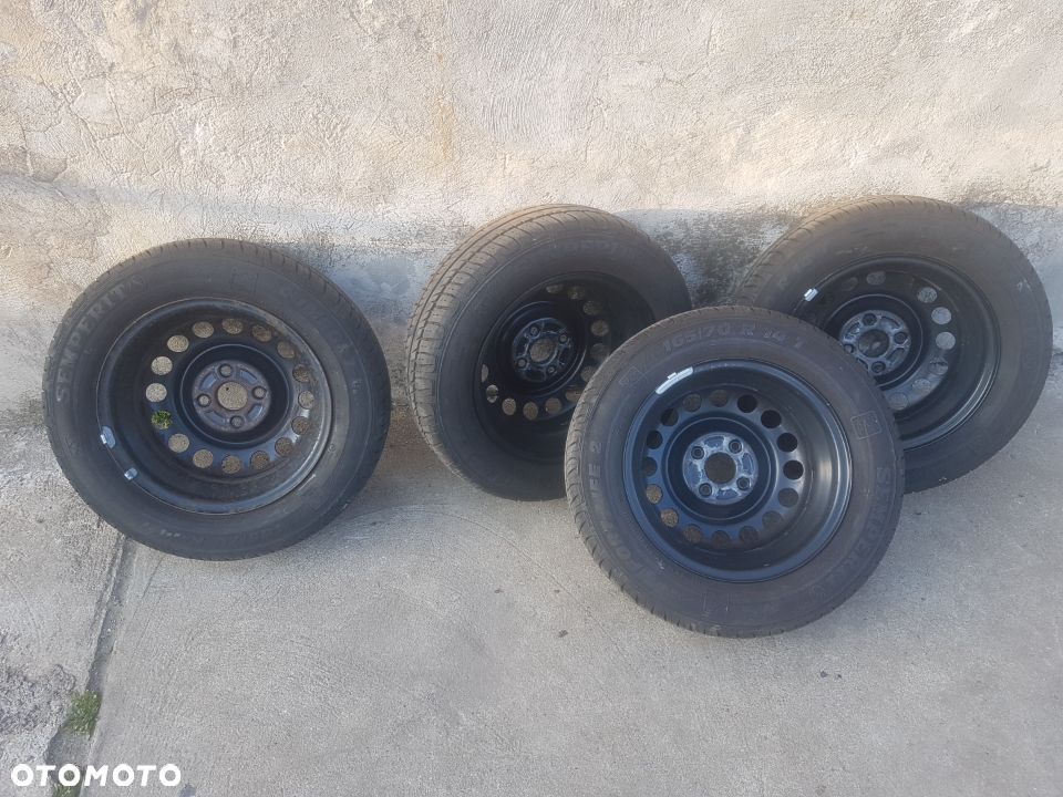 Koła SUZUKI IGNIS fh mh R+ G3X justy felgi stalowa r14 opony LATO 165/70r14 4x100 et45 ch54 4,5jx14 - 8