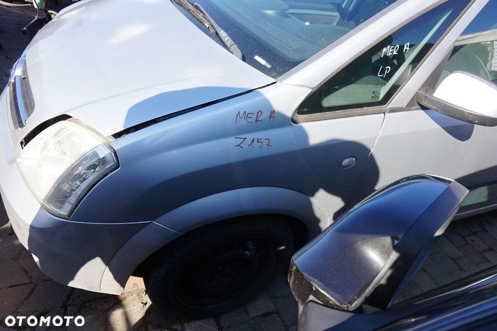 MASKA ZDERZAK BŁOTNIKI LAMPY MERIVA A Z157  OPEL 2003-2005 SREBRNY PRZÓD KOMPLETNY - 14