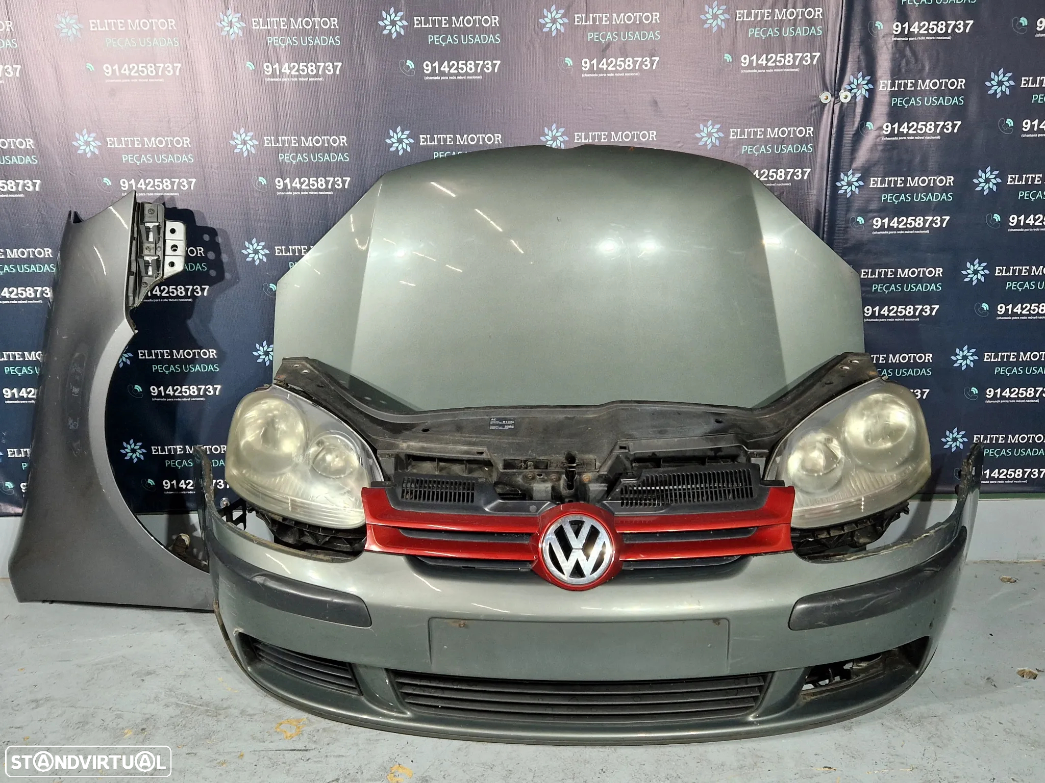 Frente completa usada VW GOLF 5 V 1.9 TDI 105CV Capot parachoques oticas radiadores Volkswagen - 2