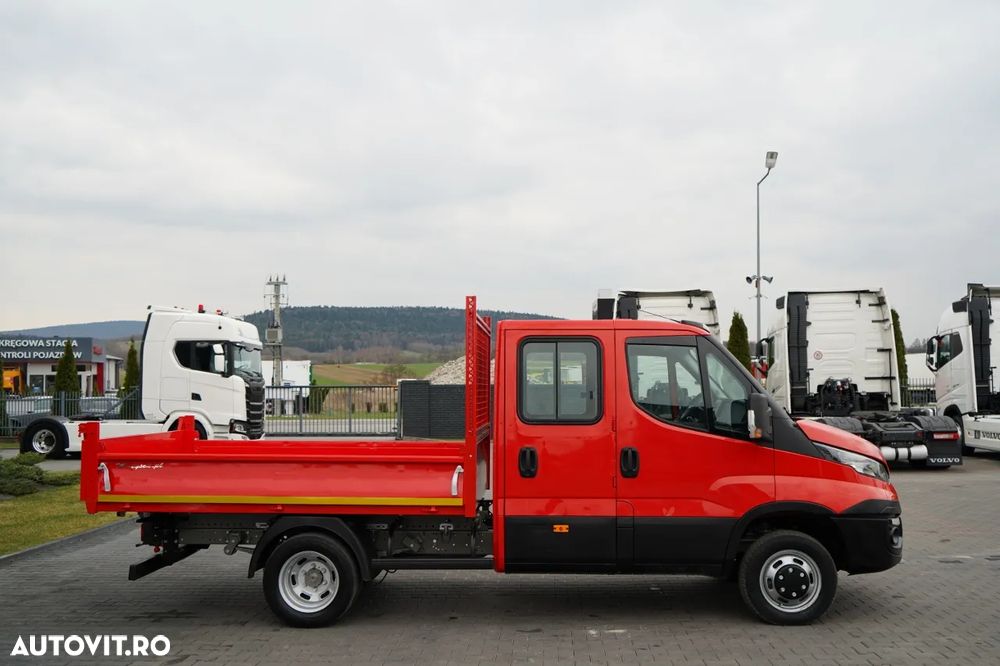 Iveco DAILY 35-130 / BASCULATOR / CU TRACȚIE DUBLA / DOUĂ TRANSPORTURI / MANUAL / 7 LOCURI / - 16