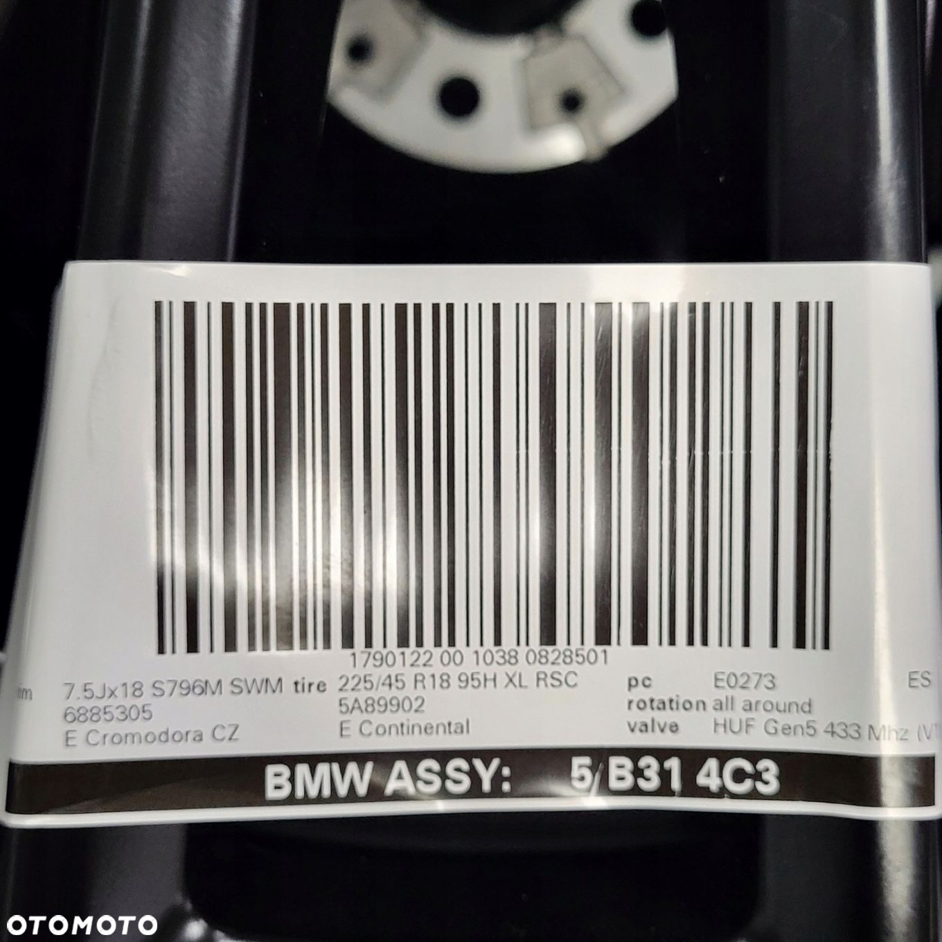 18 Zimowe ORYGINAŁ BMW 3 G20 G21 4 G22 G23 796 M Performance NOWE - 9